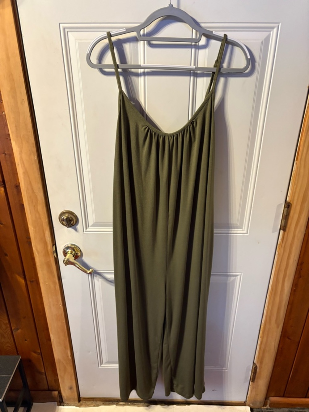 Dokotoo One Piece Jumper Army Green Stretchy Adj Straps XL/1X